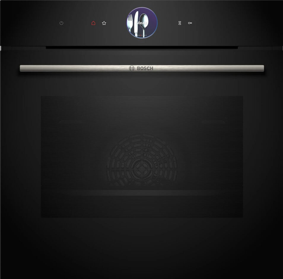 Bosch Series 8 HBG7764B1B Built In Electric Single Oven with Pyrolytic Cleaning – Black – A+ Rated #406262