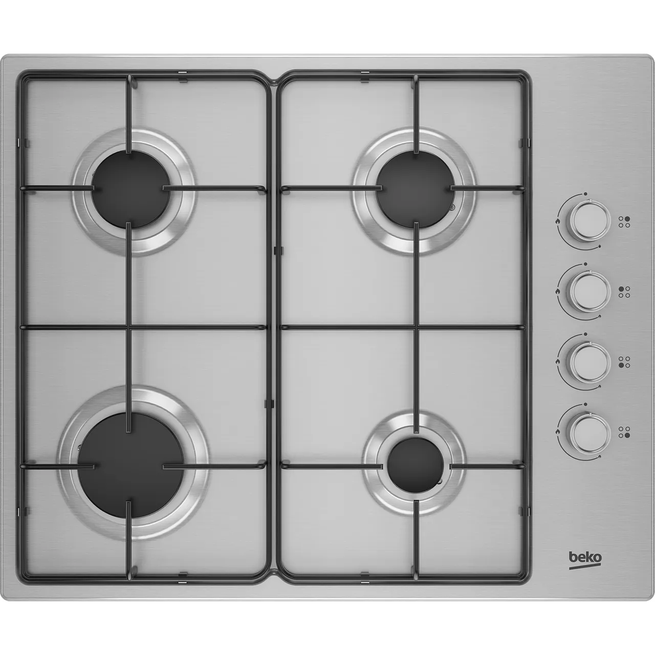 Beko HIBG64120SX 61cm Gas Hob – Stainless Steel #408657
