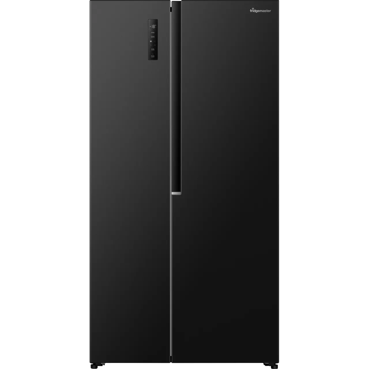 Fridgemaster MS91558EB Total No Frost American Fridge Freezer – Black – E Rated #408438