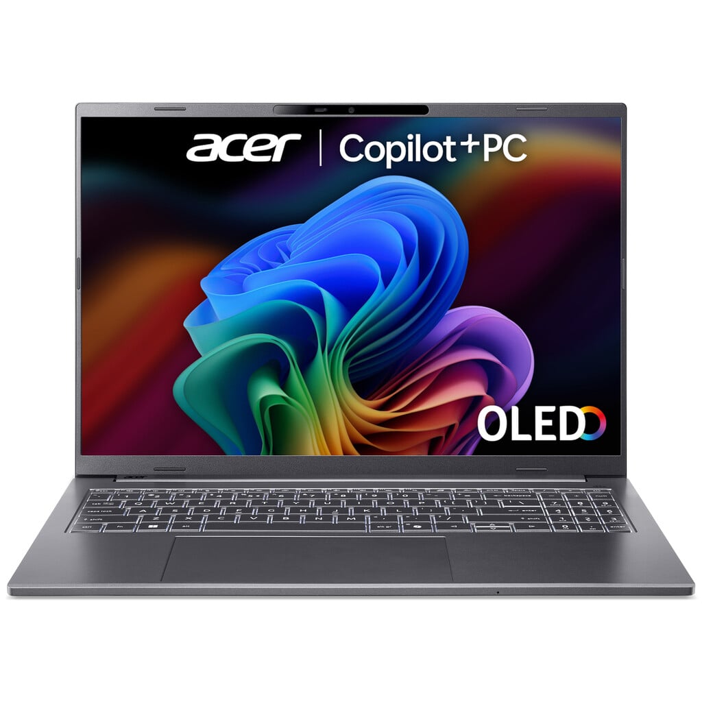 Acer Aspire 16 AI 16 A16-61M OLED 16″ Copilot+ Laptop – AMD Ryzen™ AI 7, 1TB SSD, 16 GB RAM – Iron (NX.JP0EK.005) #405762