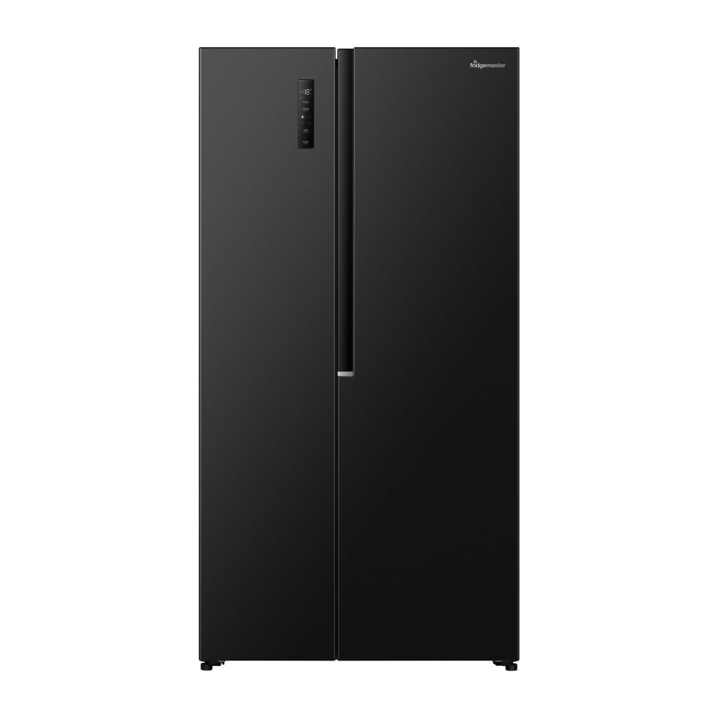 Fridgemaster MS91558EB Total No Frost American Fridge Freezer – Black – E Rated #408438