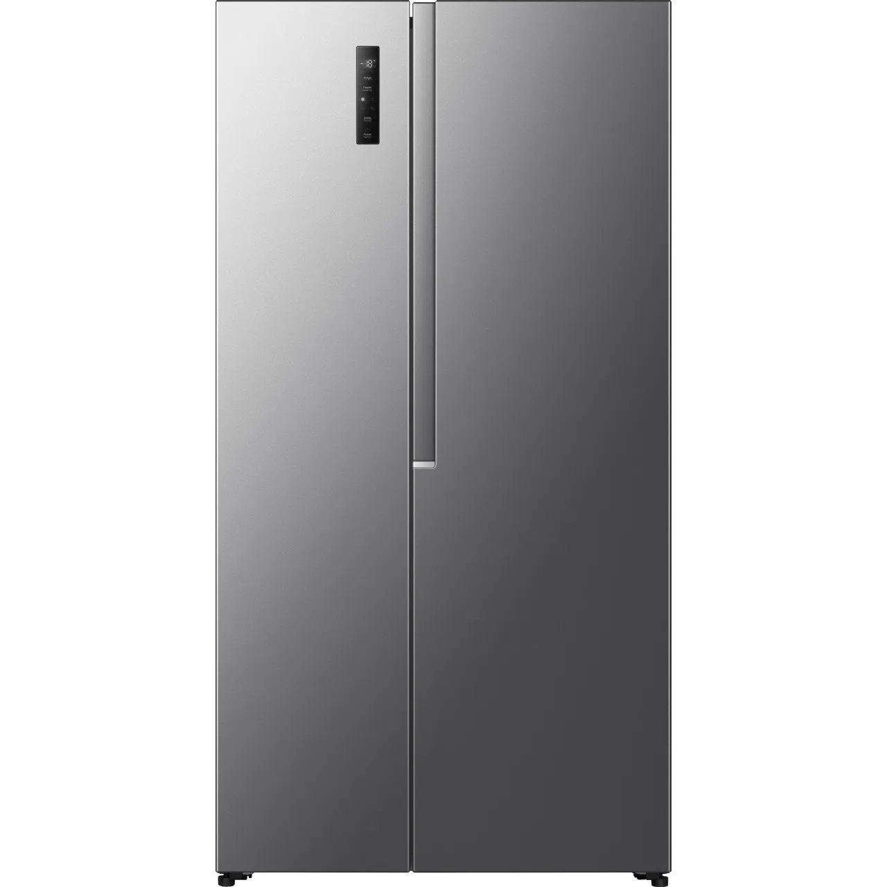 Fridgemaster MS91558ES Total No Frost American Fridge Freezer – Silver – E Rated #408694