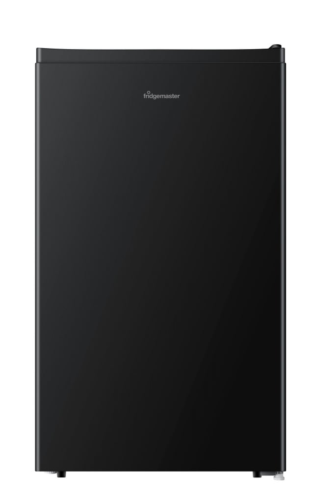 Fridgemaster MUR4894EB Compact 84cm Fridge with Ice Box – Black – E Rated #408296