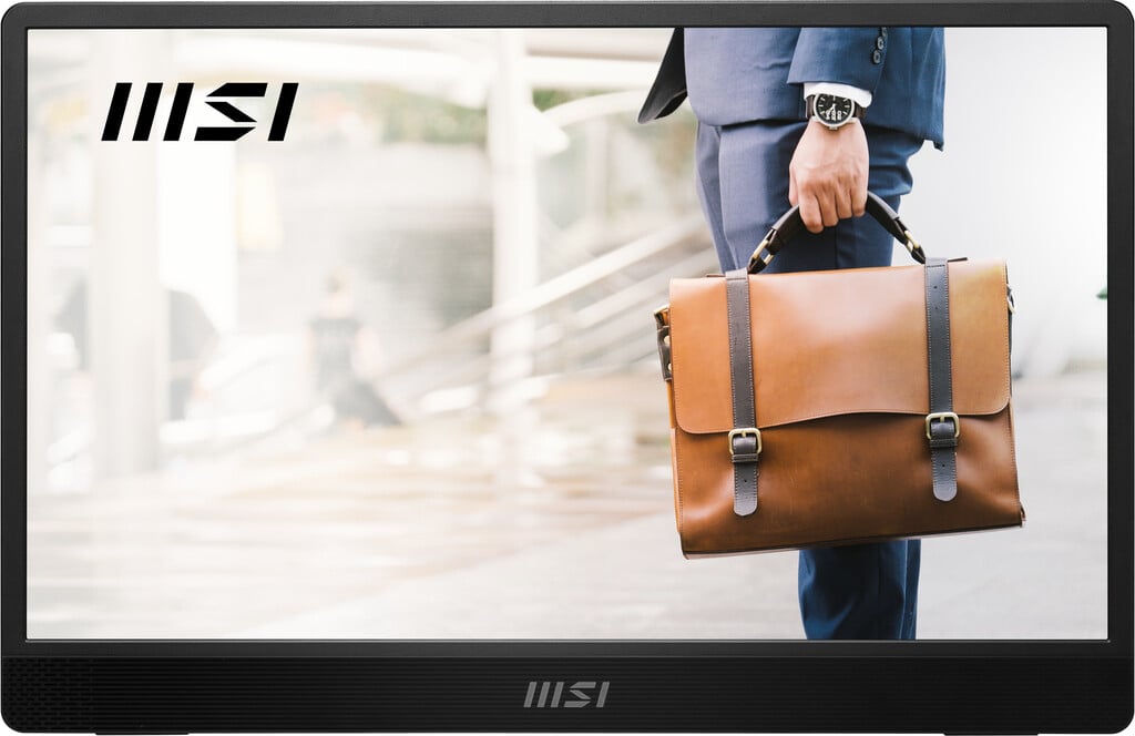 MSI Pro MP161 E2U 15.6″ Full HD 60Hz Portable Monitor – Black #405889