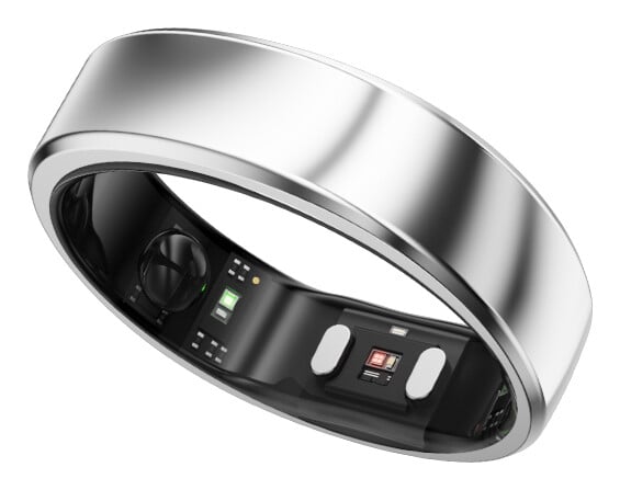 RingConn Gen 2 Smart Ring – Silver – Size 9 (6975377550950) #409137