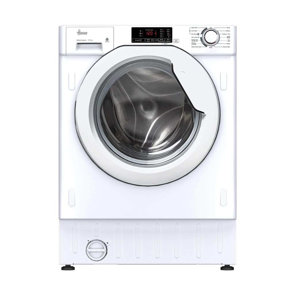 Hoover HBD 495D14/1-80 Integrated 9Kg / 5Kg Washer Dryer with 1400 rpm – White, B Rated [Wash Only] #409035