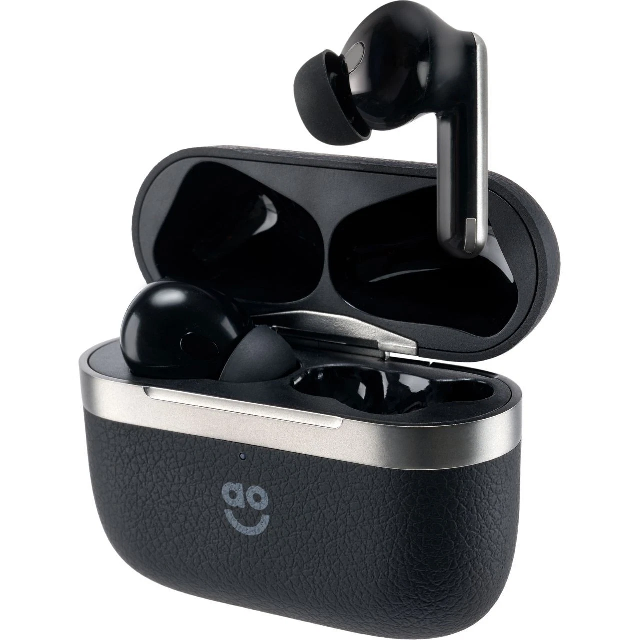 AO Noise Cancelling Wireless Bluetooth Wireless Earbuds Headphone Black EE8031BLKAO #408338