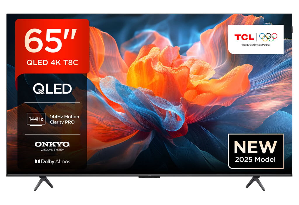 TCL 65″ 4K Ultra HD QLED Smart Google TV [2025] – 65T8C-UK #410290