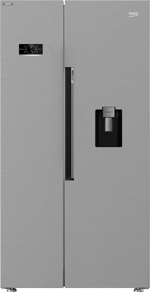 Beko HarvestFresh™ ASD2442VPS Frost Free American Fridge Freezer – Stainless Steel Effect – E Rated #410955