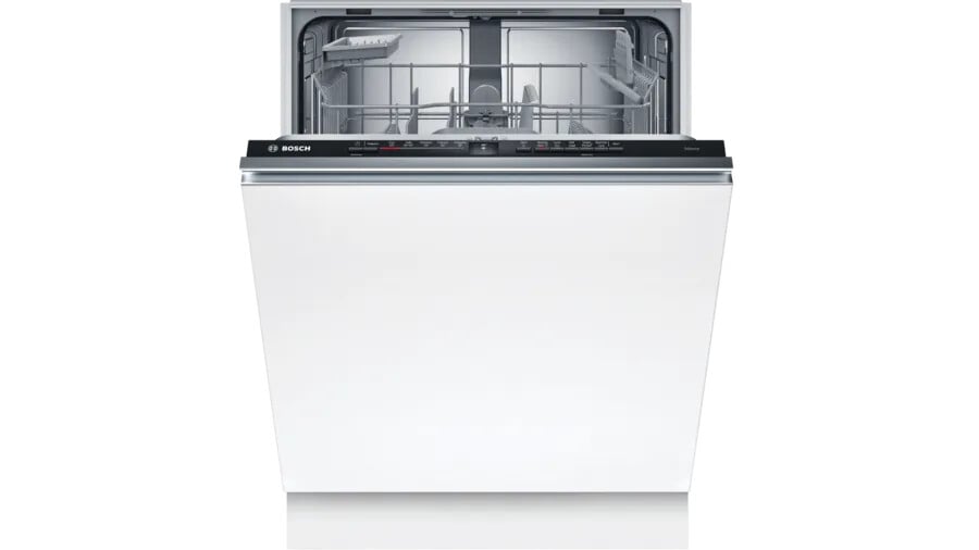 Bosch Series 2 SMV2HTX02G Wifi Connected Fully Integrated Full Size Dishwasher – Black Control Panel with Fixed Door Hinge Kit – D Rated #410241