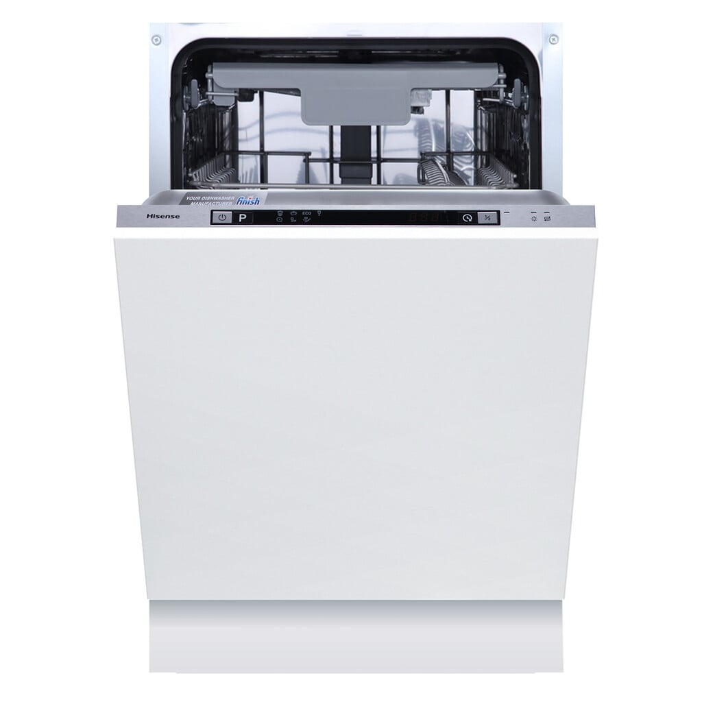 Hisense HV523E15UK Fully Integrated Slimline Dishwasher – Silver Control Panel with Fixed Door Hinge Kit – E Rated #411260