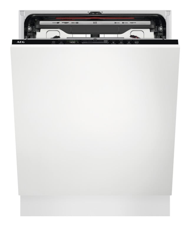 AEG 7000 Glasscare FSE76747P Fully Integrated Full Size Dishwasher – Black Control Panel with Sliding Door Hinge Kit – A Rated #410541