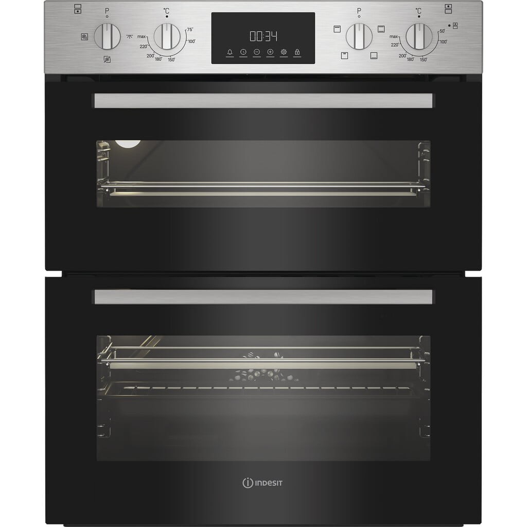 Indesit DUI 12D IX Built Under Electric Double Oven – Stainless Steel – A/A Rated #410862