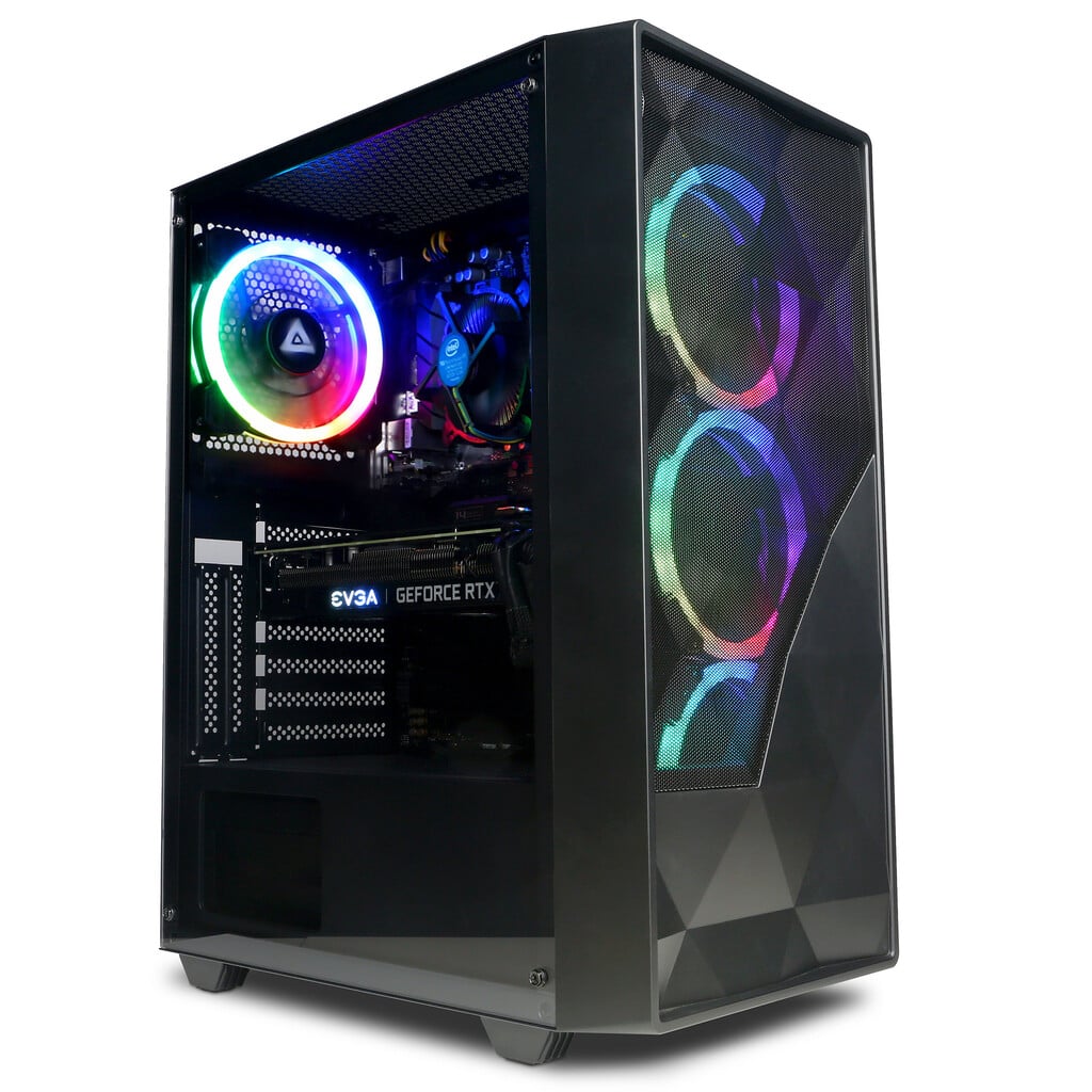 CyberPowerPC AO22218 Gaming PC – NVIDIA® GeForce RTX™ 3050, AMD Ryzen™ 5, 500GB SSD – Black #411648