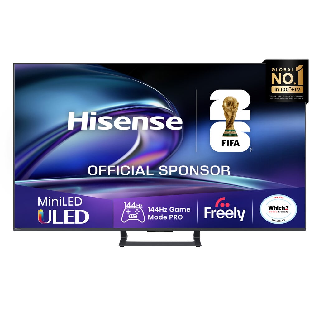 Hisense E8Q 65″ 4K Ultra HD MiniLED Smart Freely TV [2025] – 65E8QTUK #409378