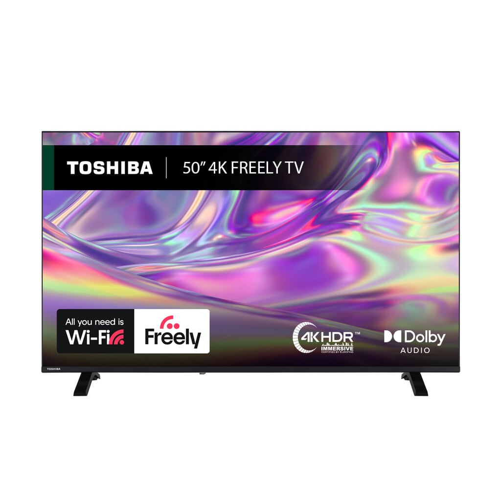Toshiba 50″ 4K Ultra HD Smart Freely TV [2025] – 50UV1563DB #410294