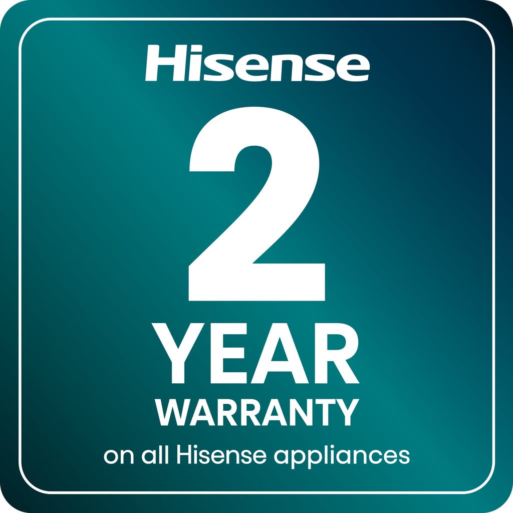 Hisense HDE3211BWUK Double Oven Electric Cooker with Ceramic Hob – White – A+/A Rated #410580