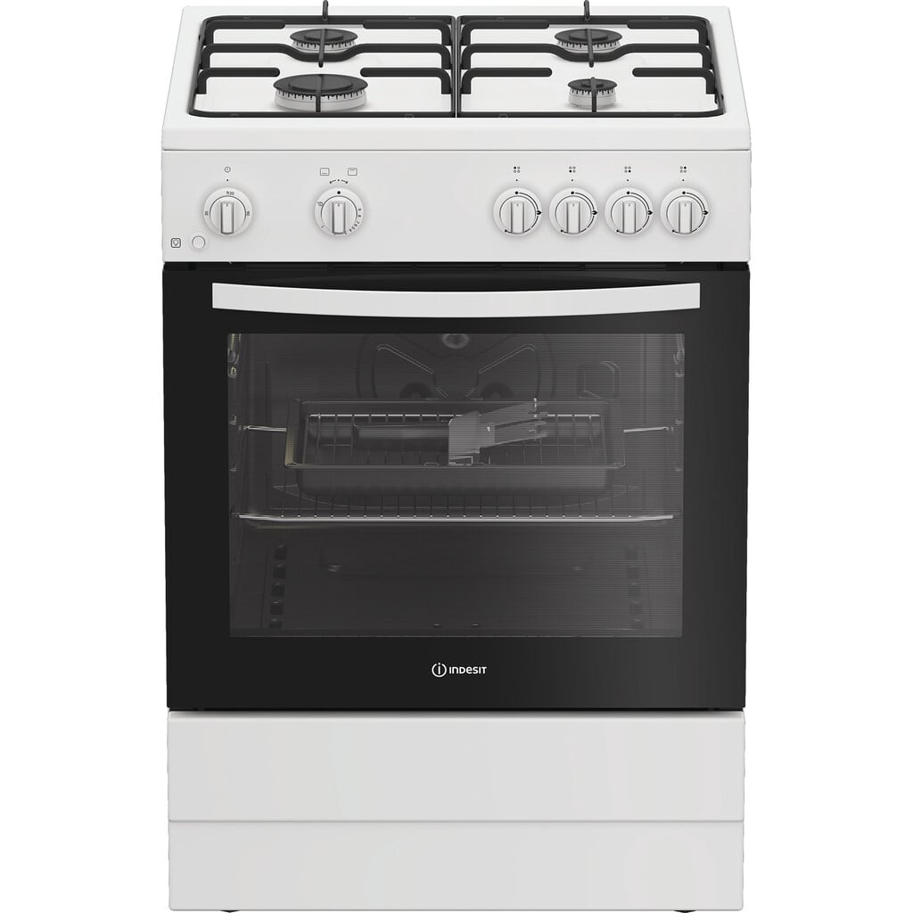 Indesit I6GGMMW/UK 60cm wide Single Oven Gas Cooker – White #409632