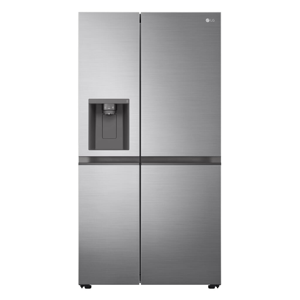 LG NatureFRESH GSLV51PZXL American-Style Fridge Freezer – Shiny Steel #379061