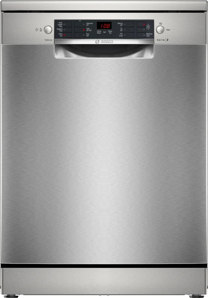 Bosch Series 2 SMS26AI08G Full Size Dishwasher – Silver – E Rated #410267