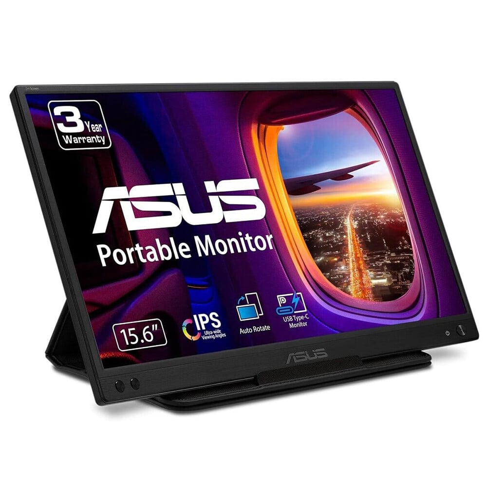 ASUS ZenScreen MB166C 15.6″ Full HD 60Hz Portable Monitor – Black #411315