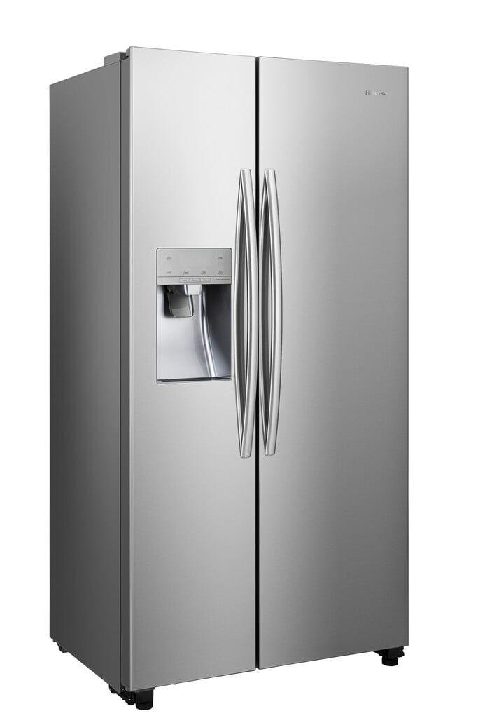 Hisense RS694N4ICE Plumbed Total No Frost American Fridge Freezer – Stainless Steel – E Rated #410351