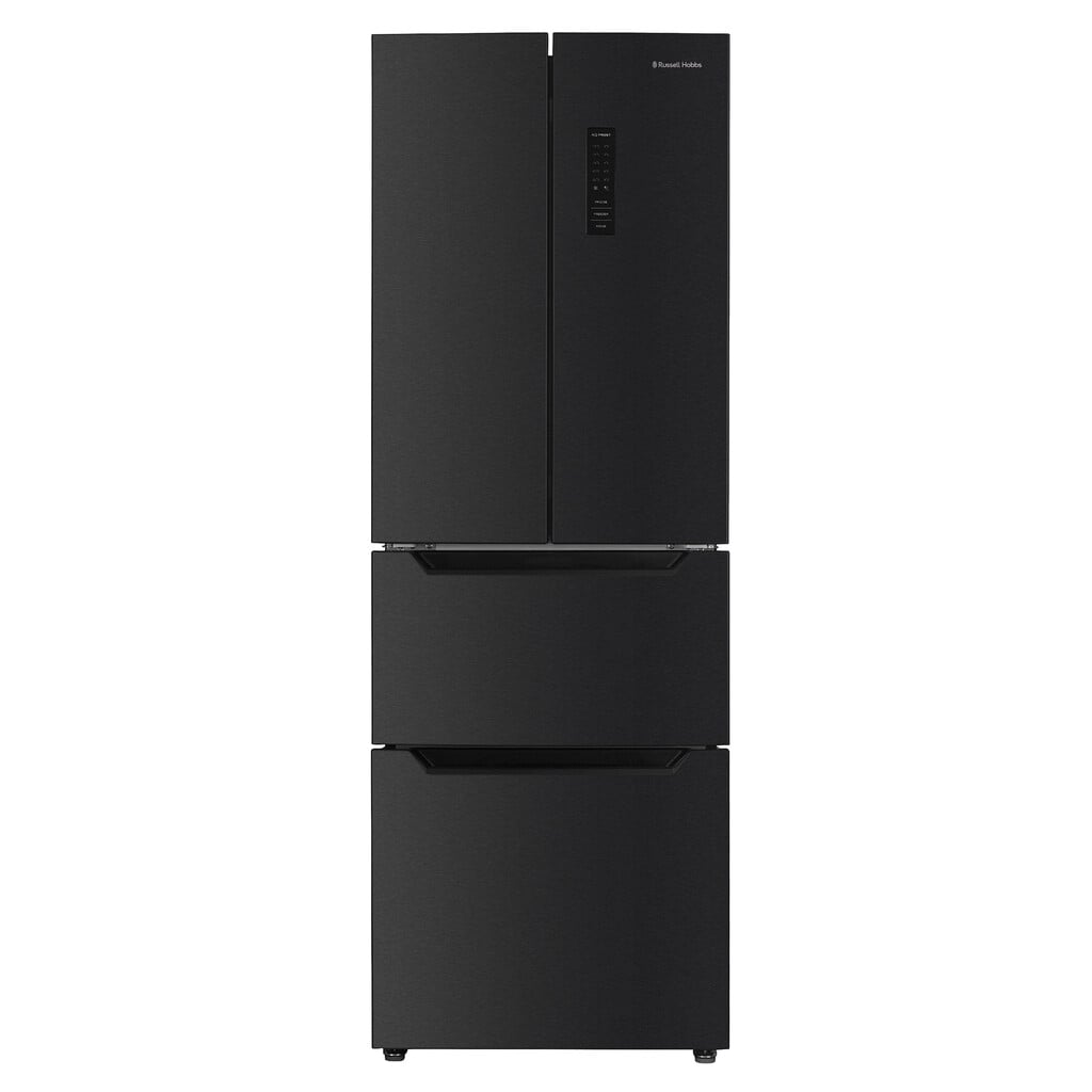 Russell Hobbs RH186FDFF602E1BS 186cm 60/40 Frost Free Fridge Freezer – Black – E Rated #411144