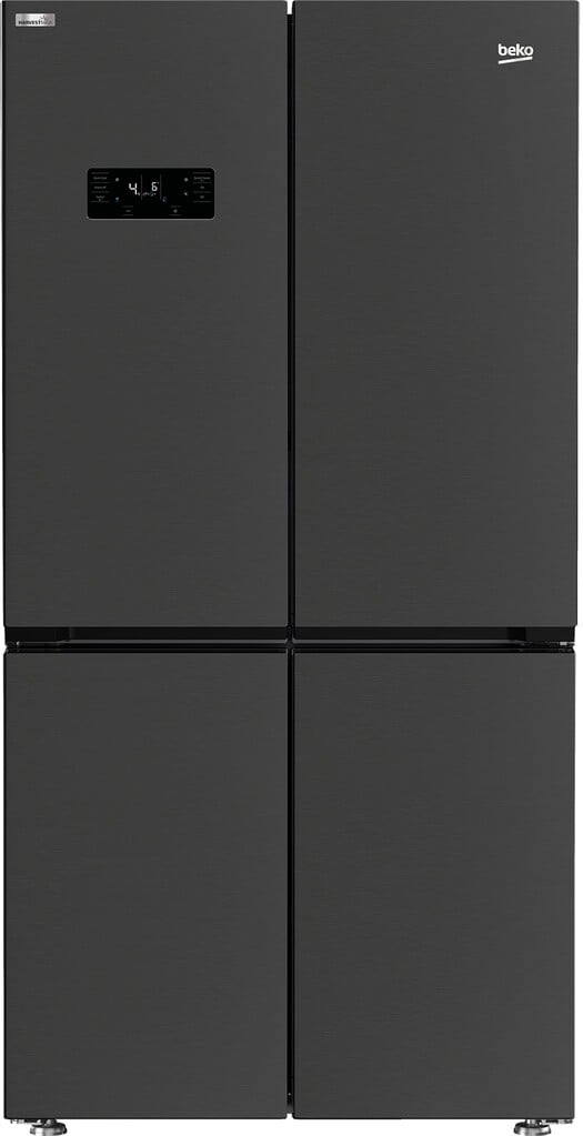Beko GNE446224DVPZ Plumbed Multi-door American Fridge Freezer – Black Steel – E Rated #410610