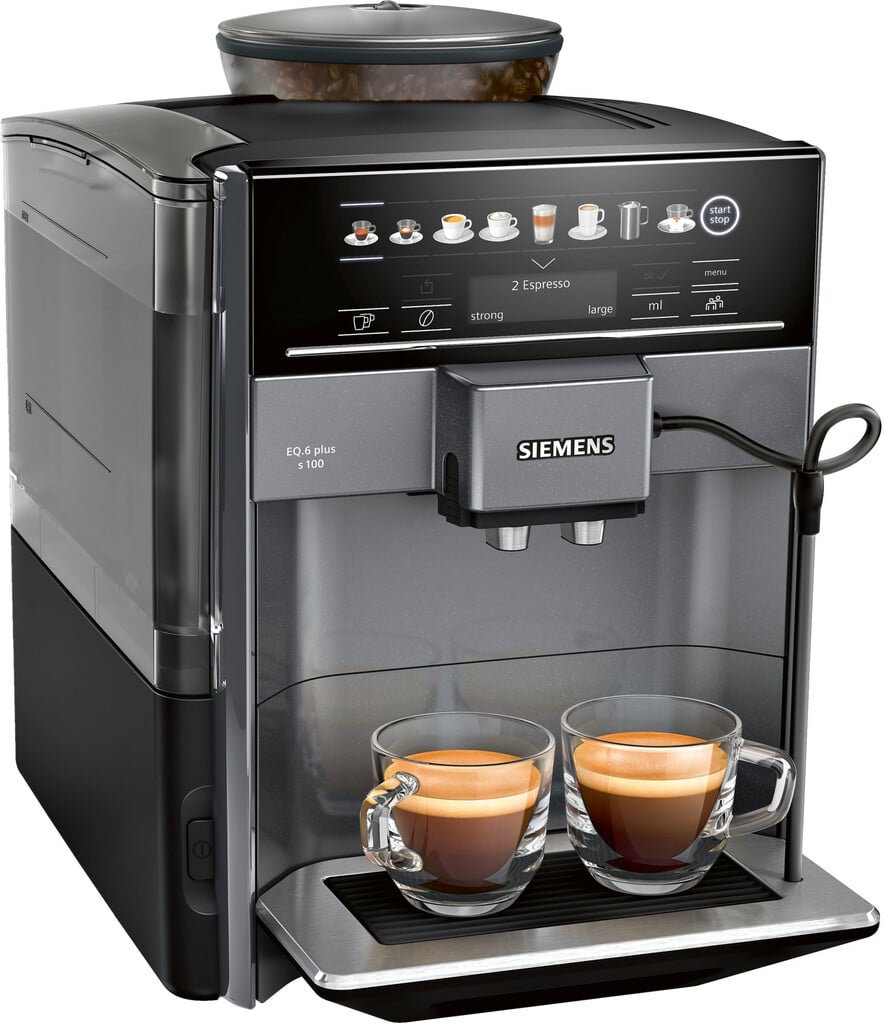 Siemens EQ6 TE651209GB Bean to Cup Coffee Machine – Titanium #411527