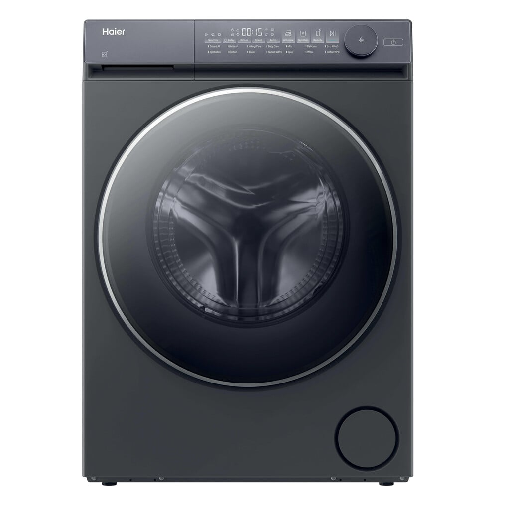 Haier X Series 7 HW100-B14367GUUK 10kg WiFi Connected Washing Machine with 1400 rpm – Graphite – A Rated #409925