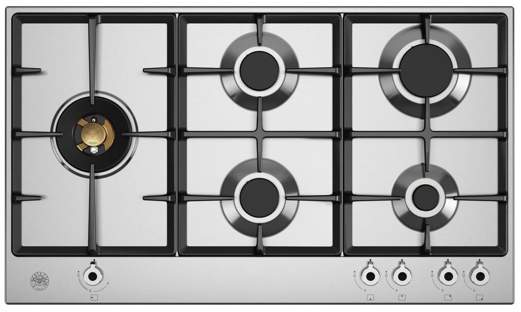 Bertazzoni Professional Series P905LPROX 89cm Gas Hob – Stainless Steel #410776