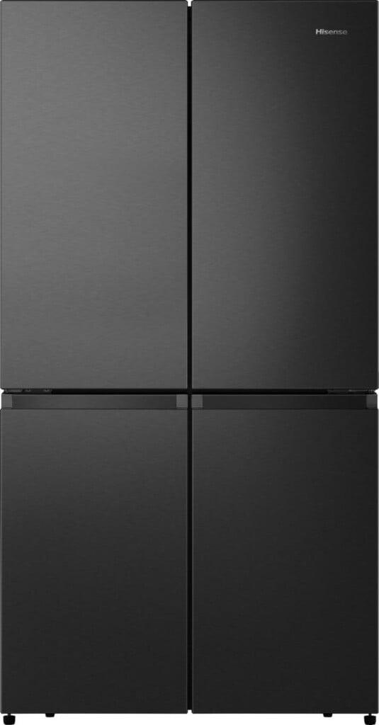 Hisense PureFlat RQ758N4SAFE Total No Frost American Fridge Freezer – Black / Stainless Steel – E Rated #410827