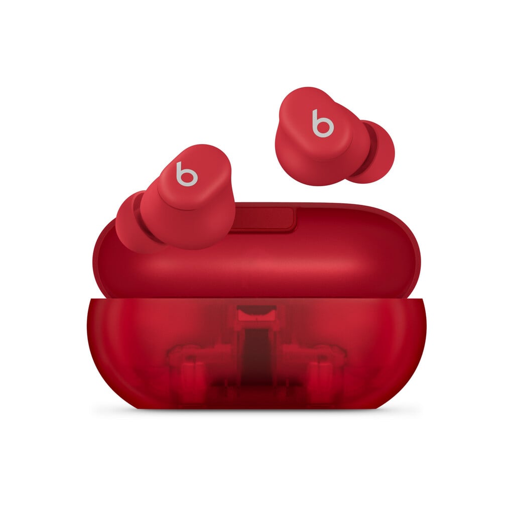 Beats Solo Buds True Wireless Earbuds – Transparent Red MUW03ZM/A #410448