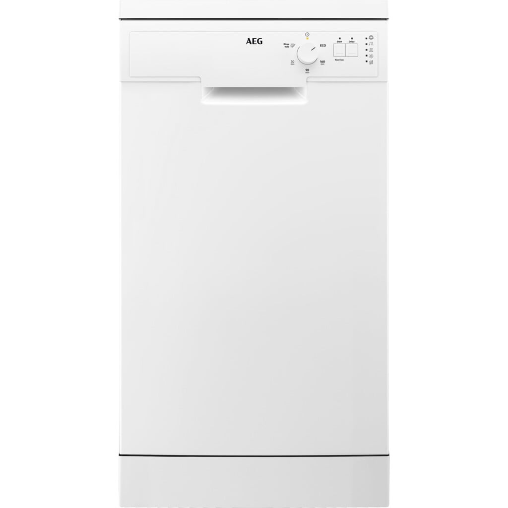 AEG 5000 AirDry FFX52507ZW Slimline Dishwasher – White – E Rated #409988