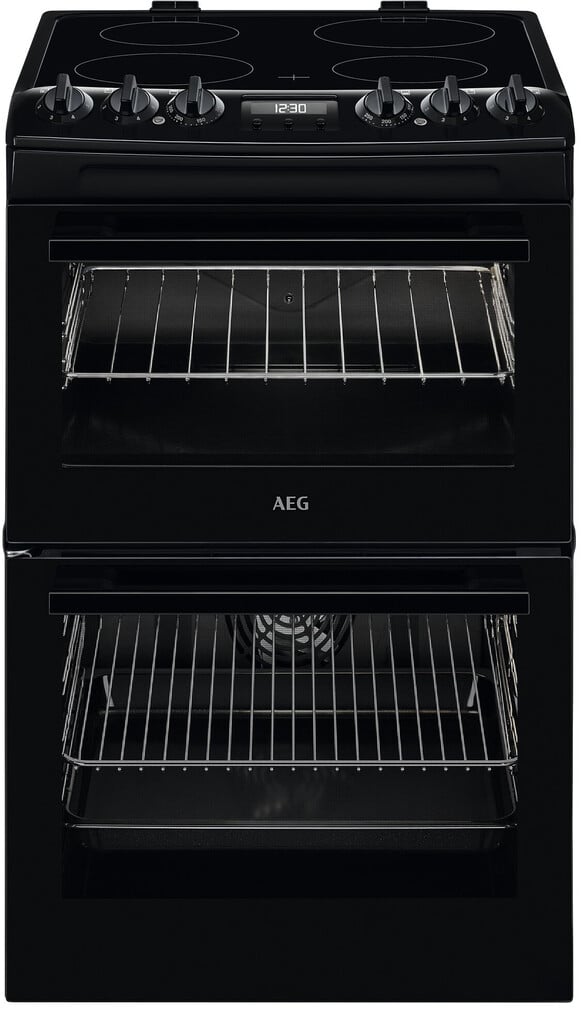 AEG CCX1530ACB Double Oven Electric Cooker with Ceramic Hob – Black – A/A Rated #411294