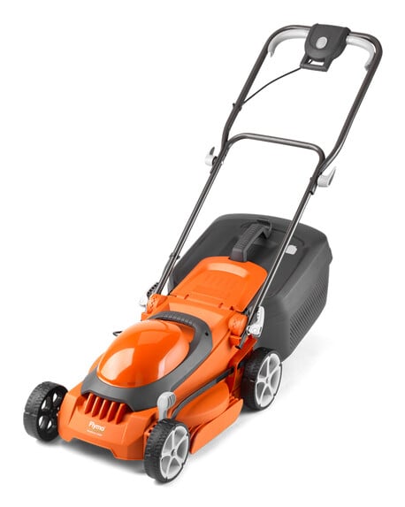 Flymo EasiStore 340R Corded Lawn Mower – Black / Orange #412852
