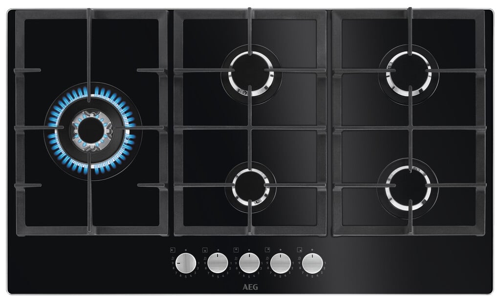 AEG HKB95820NB 86cm Gas Hob – Black #411365