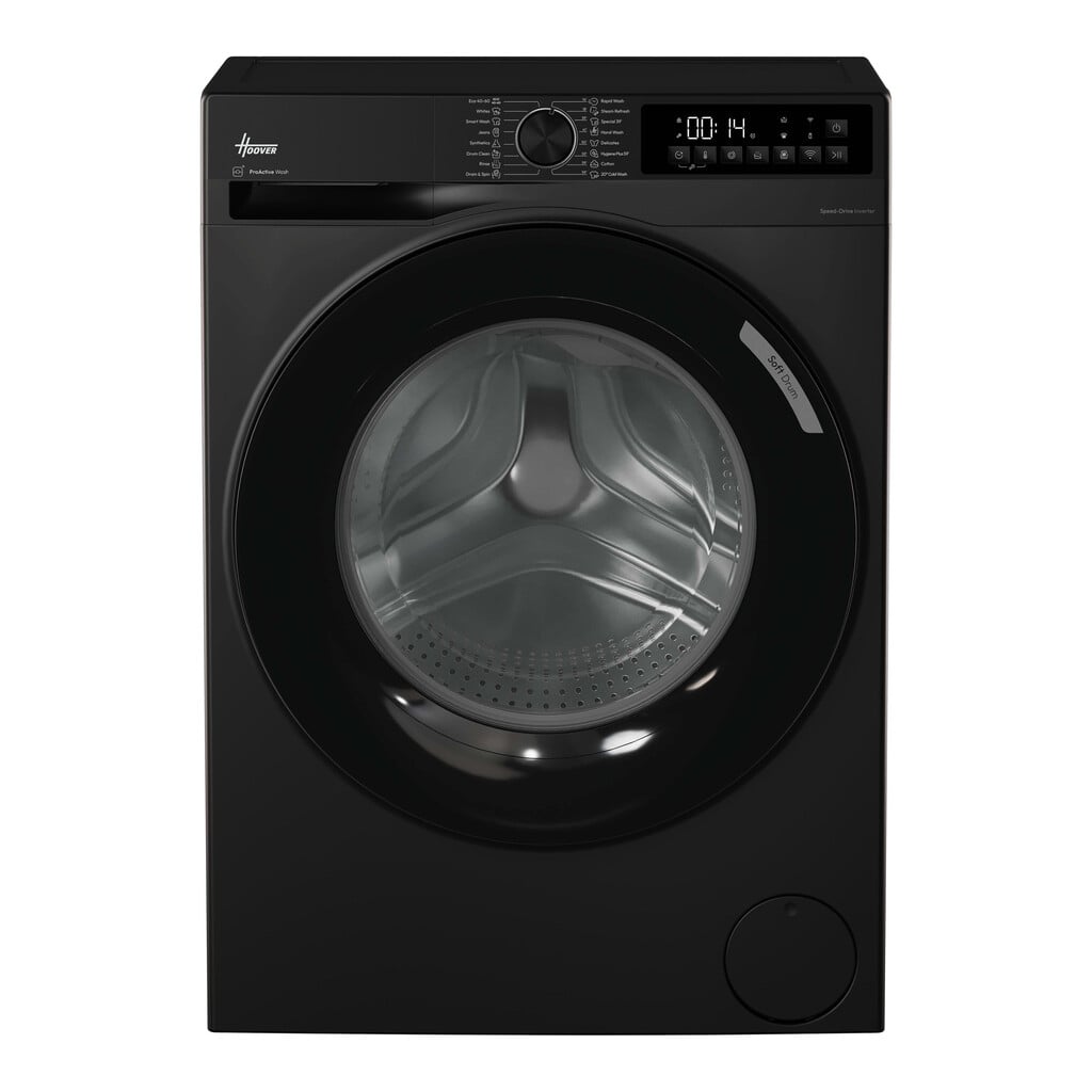 Hoover Pro Wash Series 3 HBR 49SBL8J-80 9kg Washing Machine with 1400 rpm – Black – A Rated #413075