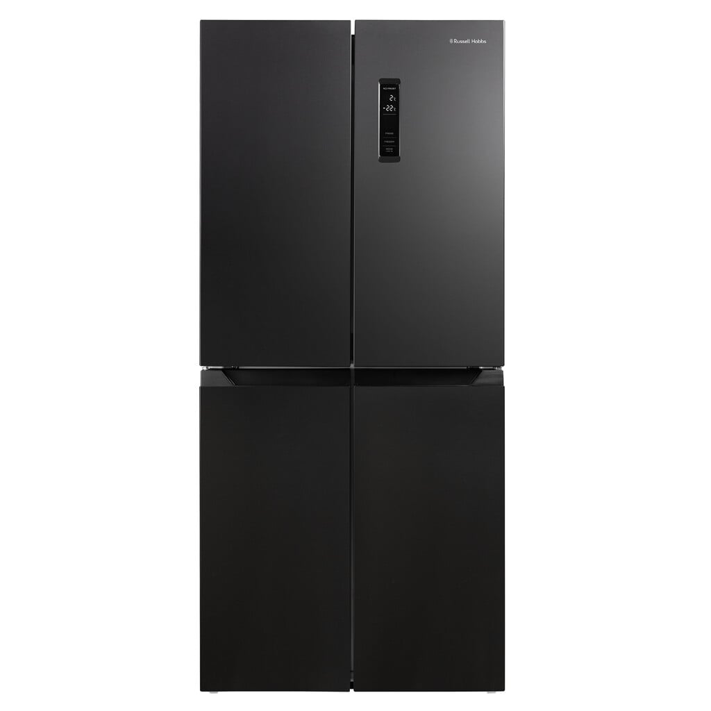 Russell Hobbs RH180A4FF802E1BS Frost Free Multi-door American Fridge Freezer – Black Steel – E Rated #411902