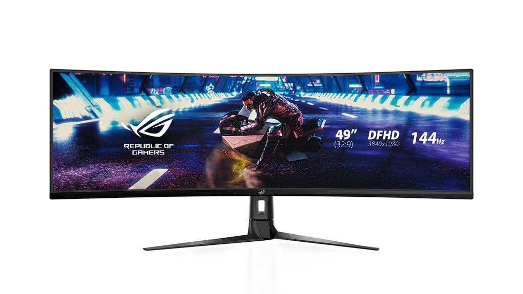 ASUS ROG Strix XG49VQ 49″ UltraWide Full HD 144Hz Curved Gaming Monitor with FreeSync Premium Pro and NVidia G-Sync – Black #390657