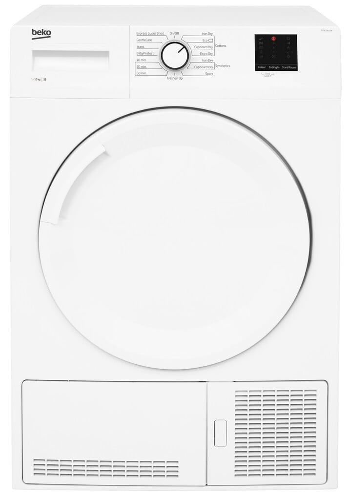 Beko DTBC10001W 10Kg Condenser Tumble Dryer – White – B Rated #412464