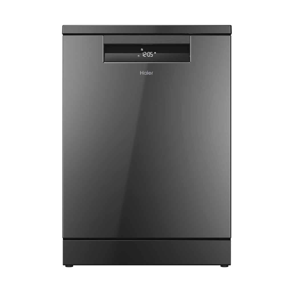 Haier i-Pro Series 5 XF 6B0M3PDA-80 Wifi Connected Full Size Dishwasher – Graphite – B Rated #410656