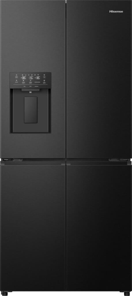 Hisense PureFlat Slim RQ5P470SYFD Non-Plumbed Total No Frost Multi-door American Fridge Freezer – Black / Stainless Steel – D Rated #414918