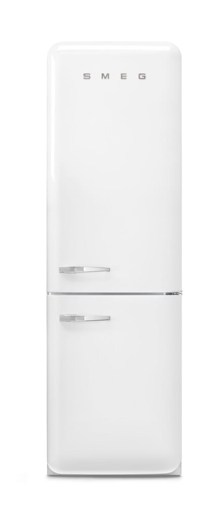 Smeg 50’s Style FAB32RWH6UK 197cm 60/40 Frost Free Fridge Freezer – White – C Rated #414275