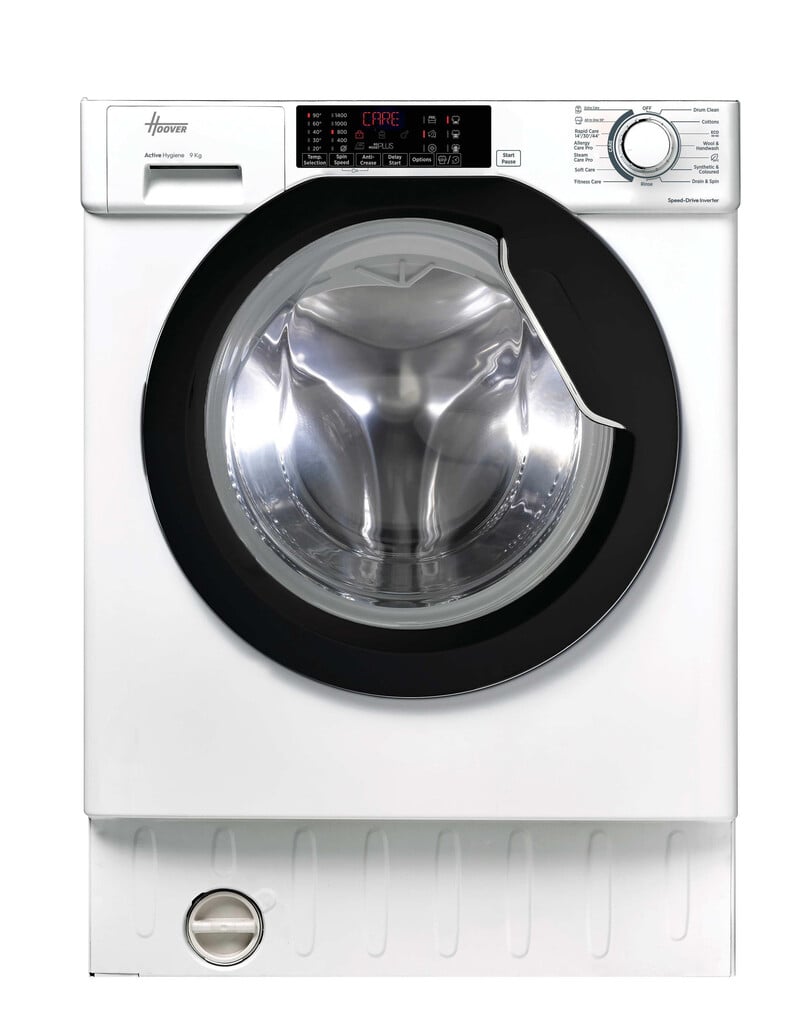 Hoover H-WASH 300 PRO HBWS 494DMBW5-80 Integrated 9kg Washing Machine with 1400 rpm – White – A Rated #415109