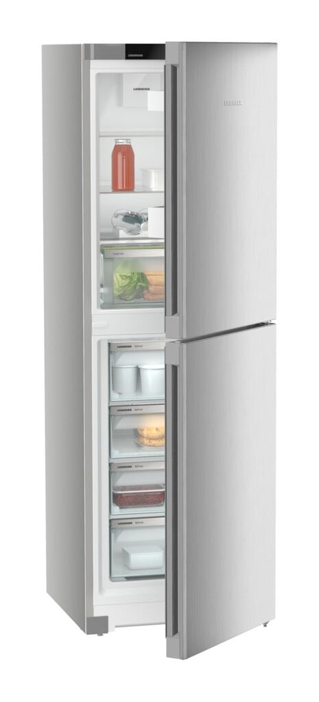Liebherr CNsfd5204 186cm 50/50 Frost Free Fridge Freezer – Stainless Steel – D Rated #414234