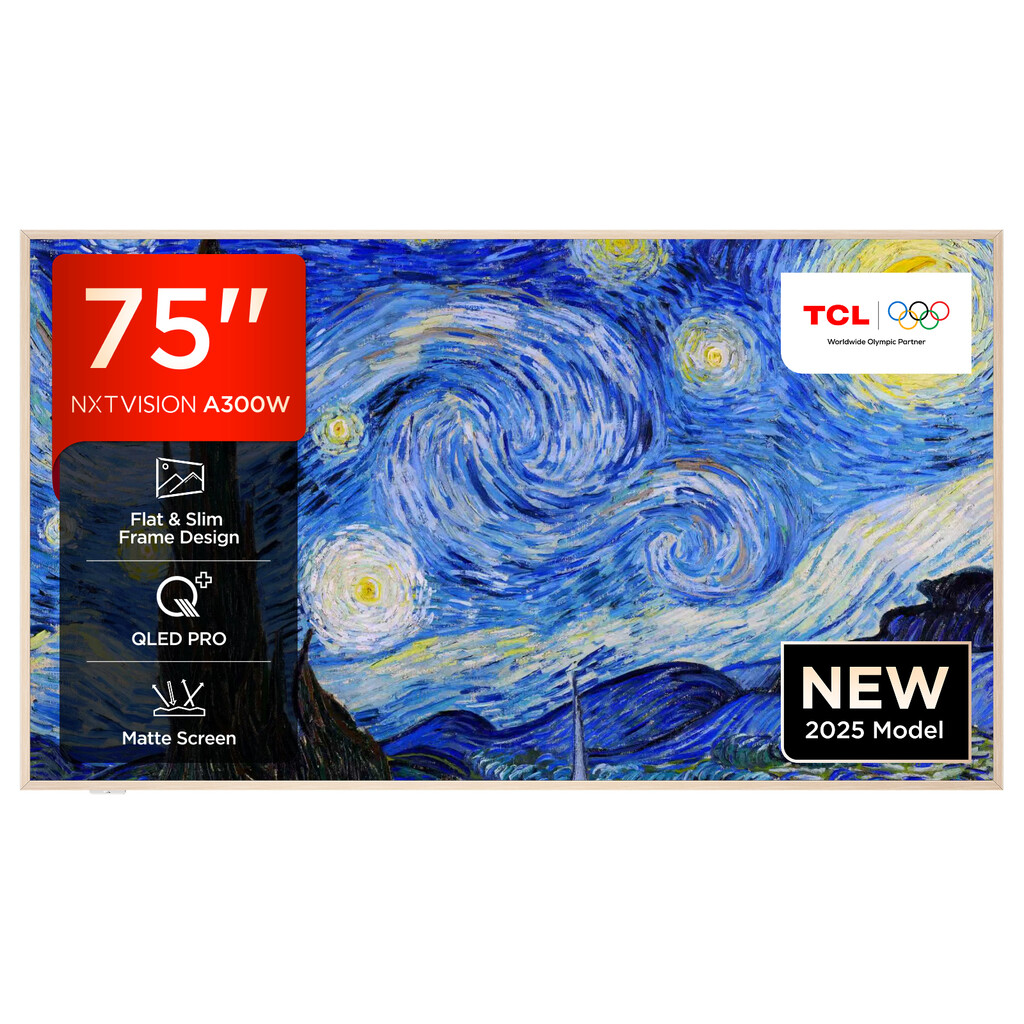 TCL A300W 75″ 4K Ultra HD QLED Smart Google TV – 75A300W-UK #414450