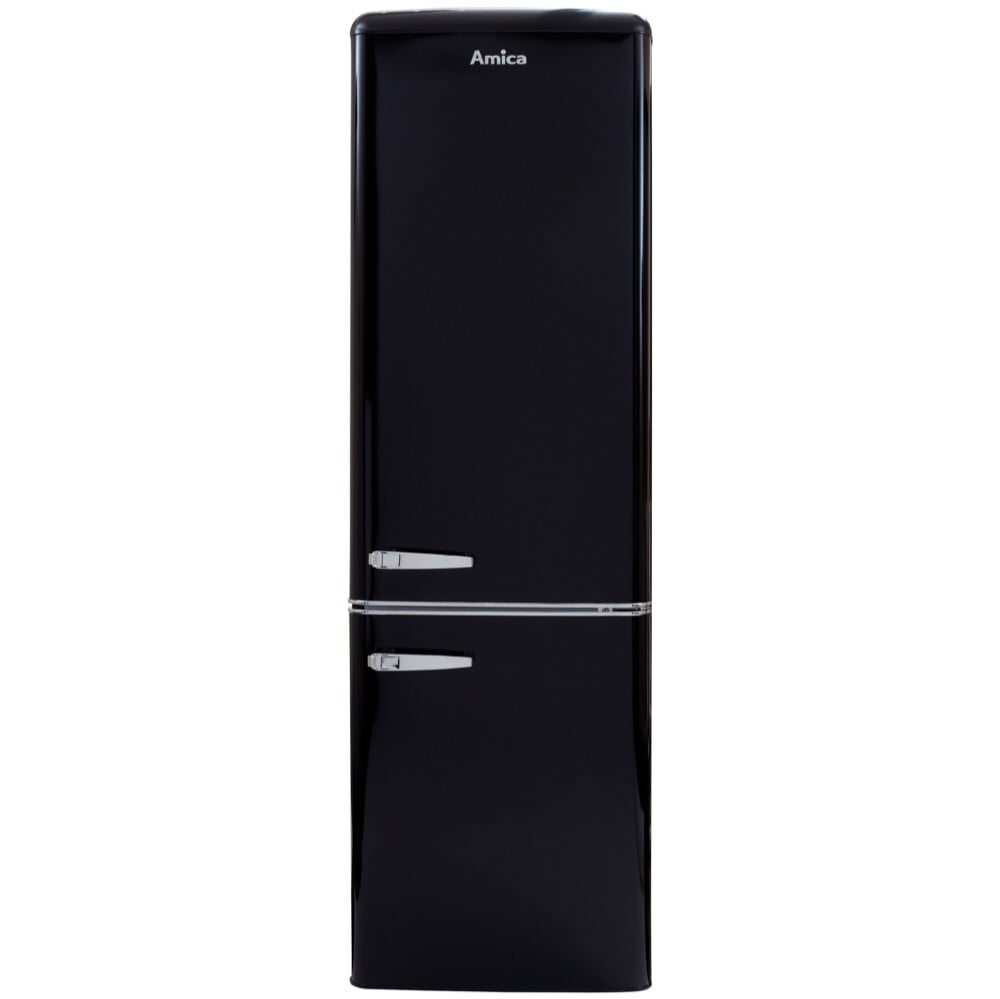 Amica FKR29653B/1 181cm 70/30 Fridge Freezer – Black – E Rated #415022