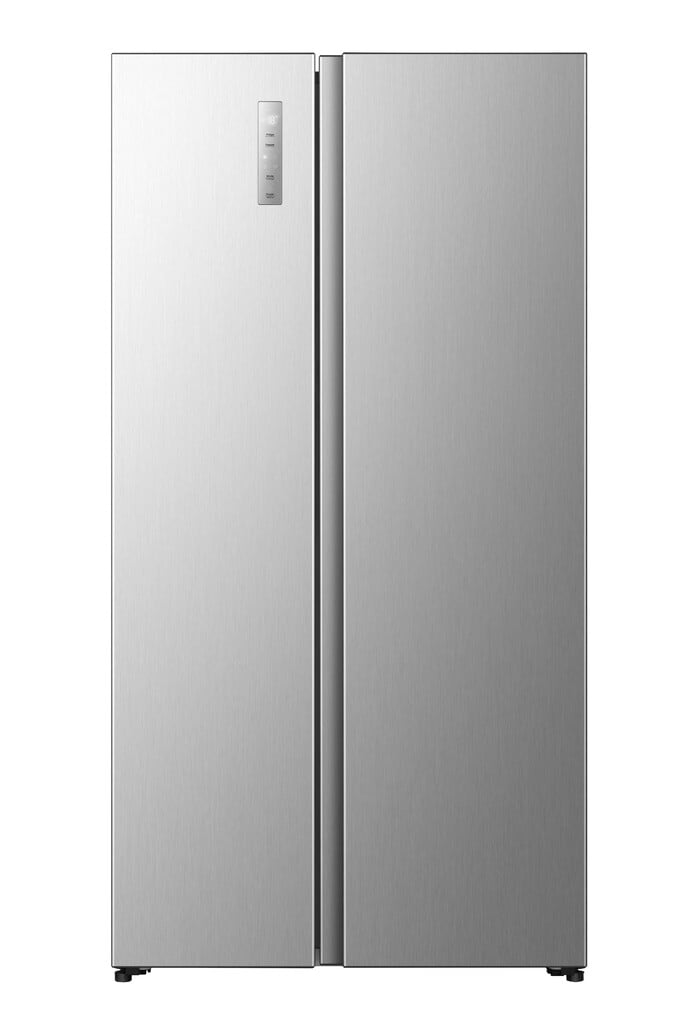 Hisense PureFlat RS3P558NEID Total No Frost American Fridge Freezer – Stainless Steel – D Rated #416497
