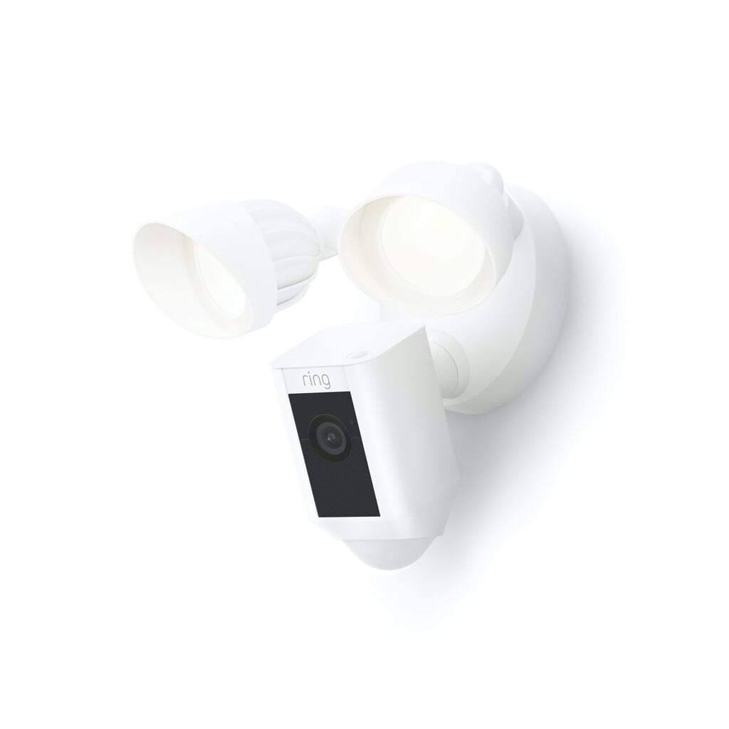 Ring Floodlight Cam Wired Plus Full HD 1080p Smart Home Security Camera – White- B08F6M24HK #416000